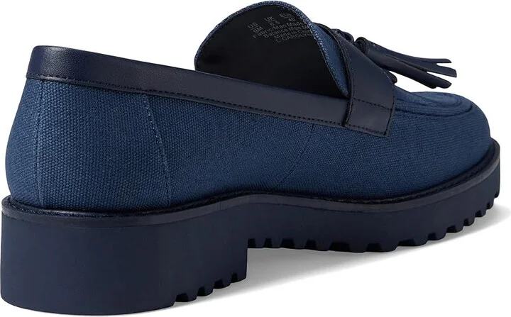 Franco Sarto Carolynn 9 Women's Shoes Navy Blue Synthetic : 8.5 M, Canvas/Faux Leather - Image 3