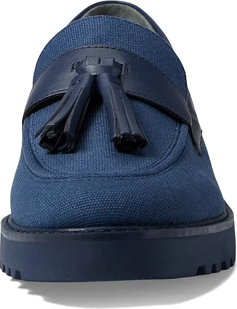 Franco Sarto Carolynn 9 Women's Shoes Navy Blue Synthetic : 8.5 M, Canvas/Faux Leather - Image 4
