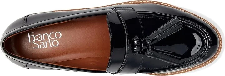 Franco Sarto Carolynn Women's Shoes Black Patent : 7.5 W, Faux Leather - Image 3