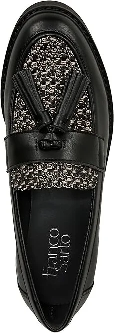 Franco Sarto Carolynn Women's Shoes Black Tweed : 5.5 M, Faux Leather - Image 2