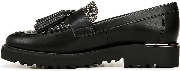 Franco Sarto Carolynn Women's Shoes Black Tweed : 5.5 M, Faux Leather - Image 5