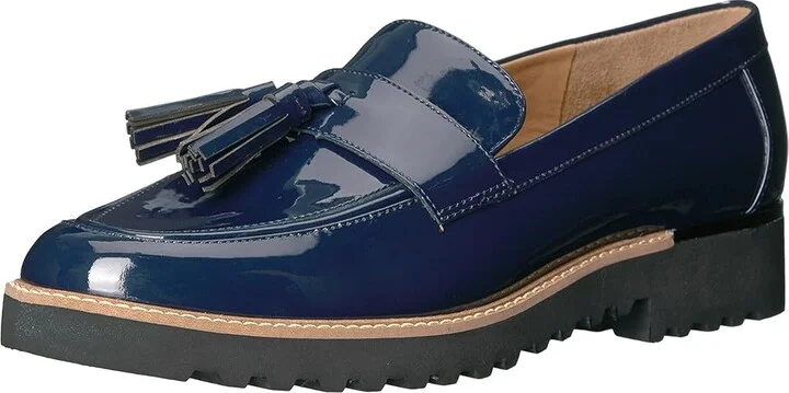 Franco Sarto Carolynn Women's Shoes Inky Navy : 6.5 W, Faux Leather - Image 2