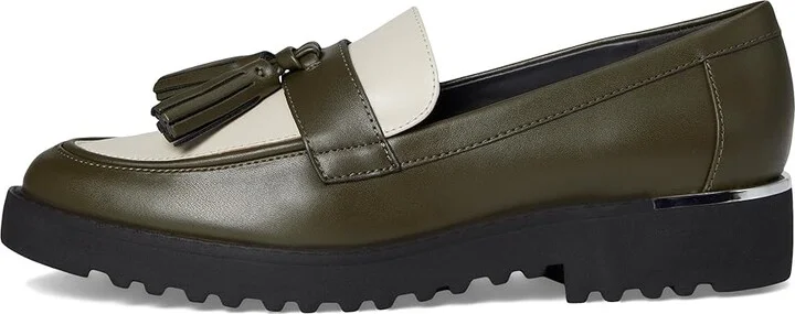 Franco Sarto Carolynn Women's Shoes Olive Green/White : 5.5 M, Faux Leather - Image 6