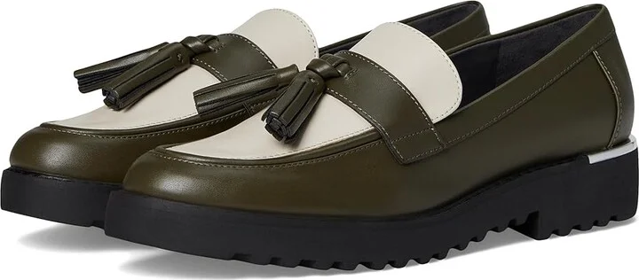 Franco Sarto Carolynn Women's Shoes Olive Green/White : 5.5 M, Faux Leather