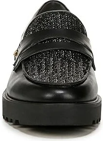 Franco Sarto Cassandra Slip-Ons Women's Flat Shoes Black Sequins/Faux Leather : 6.5 M - Image 5