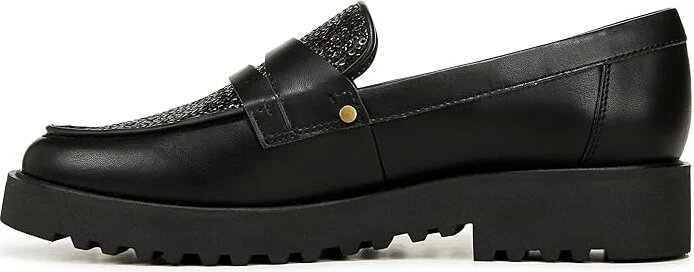 Franco Sarto Cassandra Slip-Ons Women's Flat Shoes Black Sequins/Faux Leather : 6.5 M - Image 6