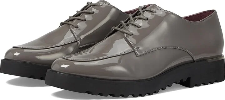 Franco Sarto Charles Women's Shoes Grey Patent Synthethic : 6 M, Leather