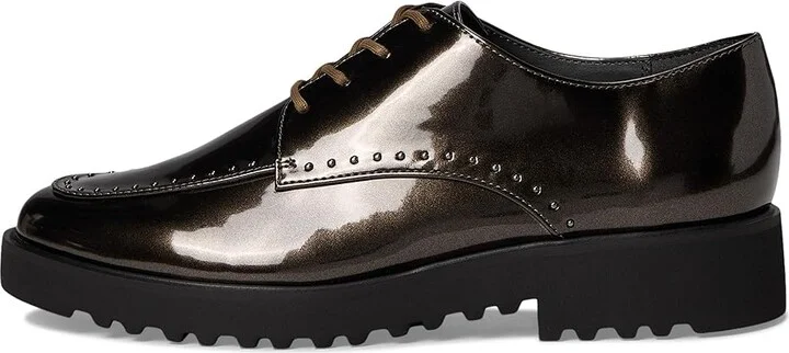 Franco Sarto Charles6 Oxfords Women's Shoes Gunmetal Studded Faux Leather : 6.5 M, Lace/Leather - Image 6