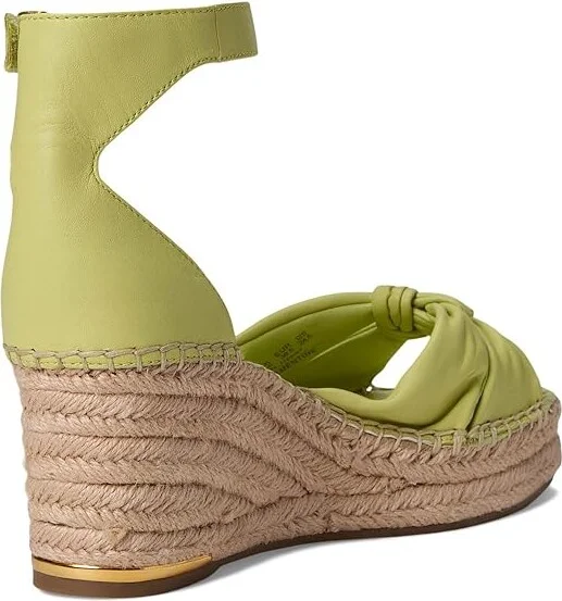 Franco Sarto Clementine Espadrille Sandals Women's Wedge Shoes Green : 7 M, Leather - Image 4