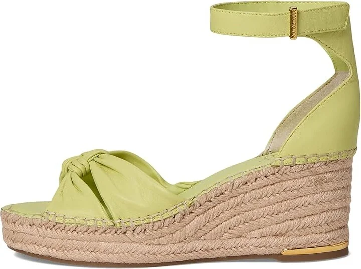 Franco Sarto Clementine Espadrille Sandals Women's Wedge Shoes Green : 7 M, Leather - Image 6