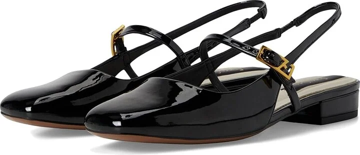 Franco Sarto Destin Women's Shoes Black Patent : 10 M, Leather