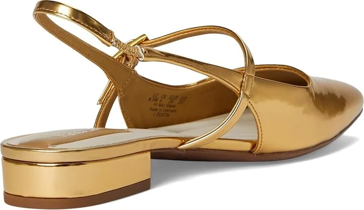 Franco Sarto Destin Women's Shoes Gold : 9.5 M, Leather - Image 4