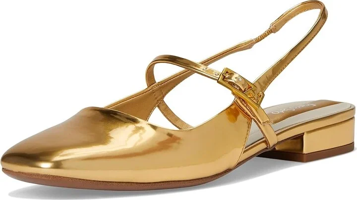 Franco Sarto Destin Women's Shoes Gold : 9.5 M, Leather - Image 5