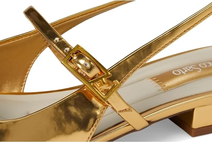 Franco Sarto Destin Women's Shoes Gold : 9.5 M, Leather - Image 7