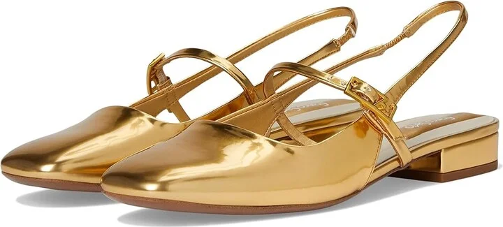 Franco Sarto Destin Women's Shoes Gold : 9.5 M, Leather