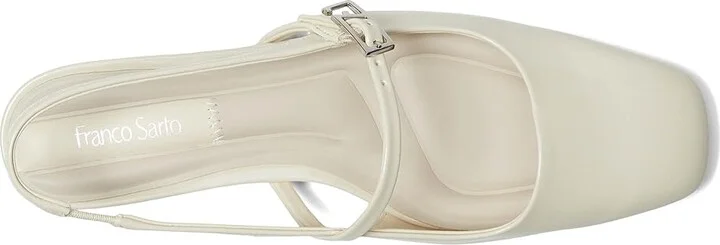 Franco Sarto Destin Women's Shoes Pearl White Patent : 10 M, Leather - Image 2
