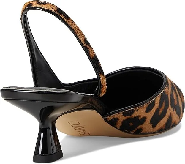 Franco Sarto Devin Women's Shoes Camel Brown Leopard Print : 5.5 M, Leather - Image 4