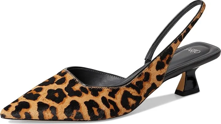 Franco Sarto Devin Women's Shoes Camel Brown Leopard Print : 5.5 M, Leather - Image 5
