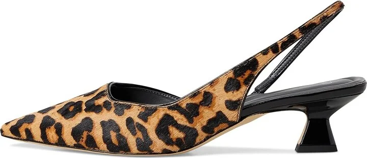 Franco Sarto Devin Women's Shoes Camel Brown Leopard Print : 5.5 M, Leather - Image 6