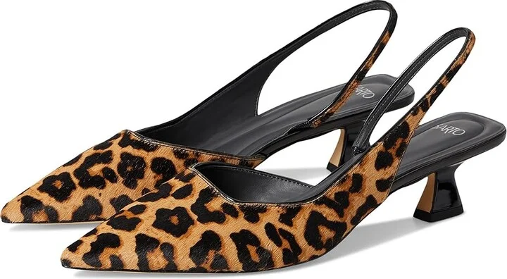Franco Sarto Devin Women's Shoes Camel Brown Leopard Print : 5.5 M, Leather