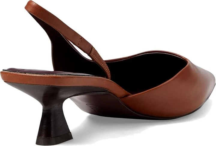 Franco Sarto Devin Women's Shoes Cognac Brown Leather : 6 M, Leather/Textile - Image 4