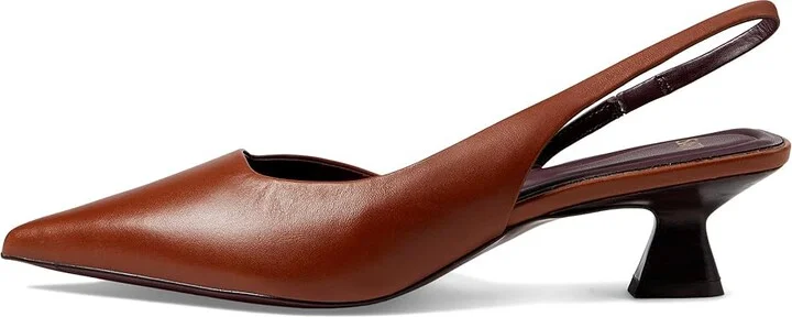Franco Sarto Devin Women's Shoes Cognac Brown Leather : 6 M, Leather/Textile - Image 5