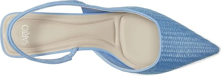 Franco Sarto Devin Women's Shoes Denim Blue : 5 M, Leather/Rubber - Image 2
