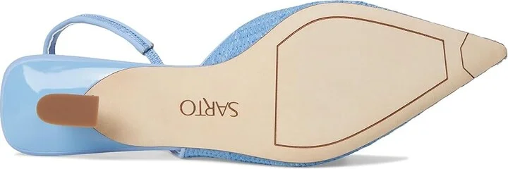 Franco Sarto Devin Women's Shoes Denim Blue : 5 M, Leather/Rubber - Image 3