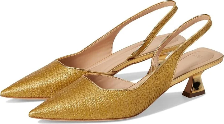 Franco Sarto Devin Women's Shoes Gold : 7 M, Leather/Rubber