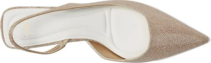Franco Sarto Devin Women's Shoes Platinum Silver Fabric : 8.5 M, Leather/Suede/Textile - Image 2