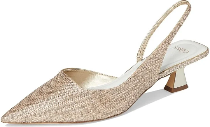Franco Sarto Devin Women's Shoes Platinum Silver Fabric : 8.5 M, Leather/Suede/Textile - Image 5