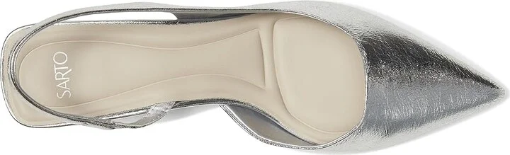 Franco Sarto Devin Women's Shoes Silver : 7 M, Leather - Image 2