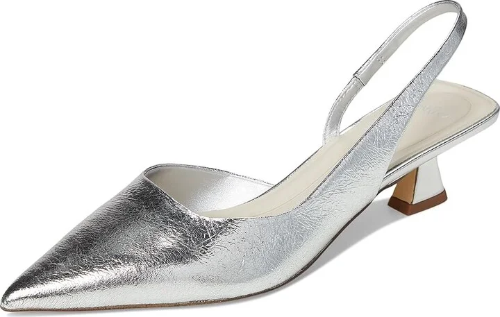 Franco Sarto Devin Women's Shoes Silver : 7 M, Leather - Image 5