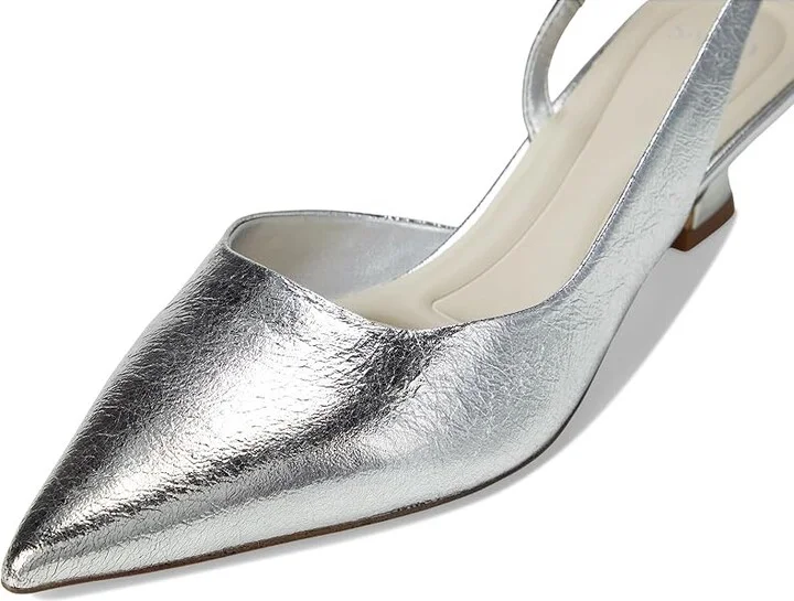 Franco Sarto Devin Women's Shoes Silver : 7 M, Leather - Image 7