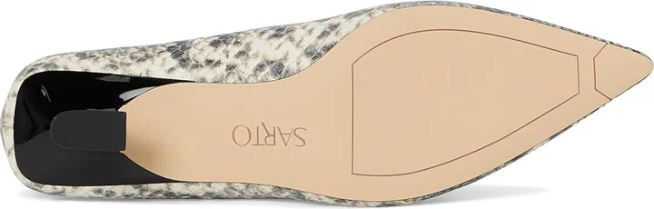 Franco Sarto Diva Women's Shoes Grey Snake Print Leather : 9.5 M - Image 3