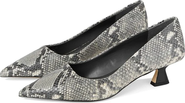Franco Sarto Diva Women's Shoes Grey Snake Print Leather : 9.5 M