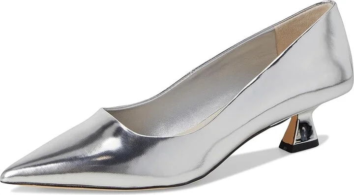 Franco Sarto Diva Women's Shoes Silver : 8 M, Suede - Image 5