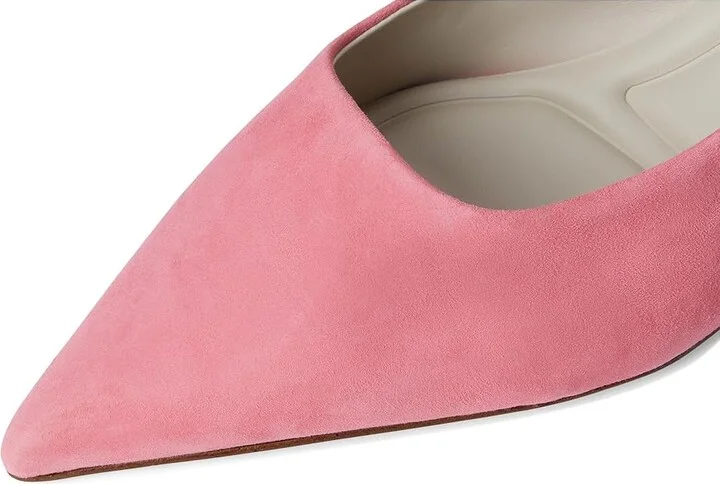 Franco Sarto Diva Women's Shoes Strawberry Pink : 8 M, Suede - Image 7