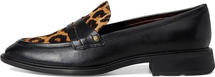 Franco Sarto Edith2 Women's Flat Shoes Black Animal Print : 8.5 M, Faux Leather - Image 6