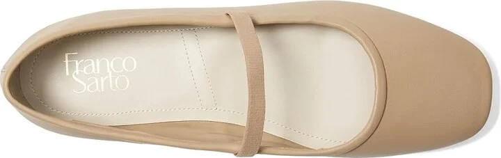 Franco Sarto Eileen Skimmers Women's Flat Shoes Latte Brown : 9 M, Leather - Image 2