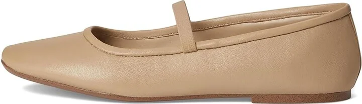 Franco Sarto Eileen Skimmers Women's Flat Shoes Latte Brown : 9 M, Leather - Image 6