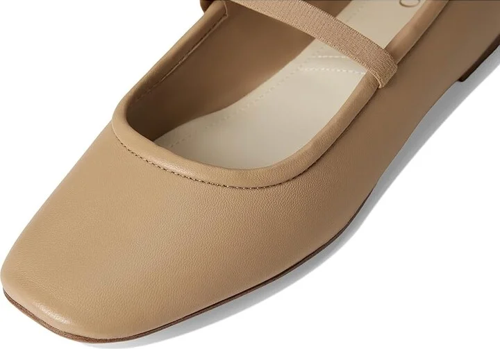 Franco Sarto Eileen Skimmers Women's Flat Shoes Latte Brown : 9 M, Leather - Image 7