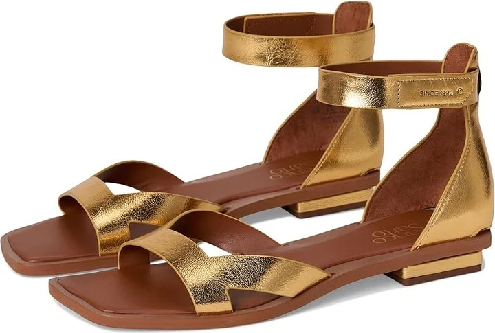 Franco Sarto Elisa Women's Sandals Gold : 5.5 M