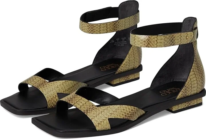Franco Sarto Elisa Women's Sandals Olive Green : 5 M