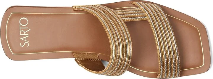 Franco Sarto Emily Women's Shoes Bronze : 5 M, Leather - Image 2