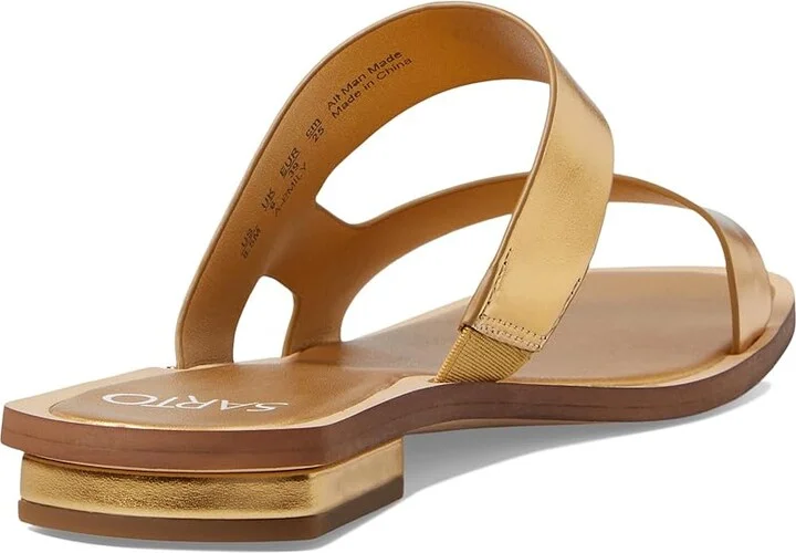 Franco Sarto Emily Women's Shoes Gold : 6 M, Leather/Rubber - Image 4