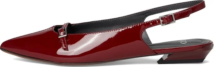 Franco Sarto Emma Women's Dress Flat Shoes Gothic Red : 8.5 M, Leather/Rubber - Image 6