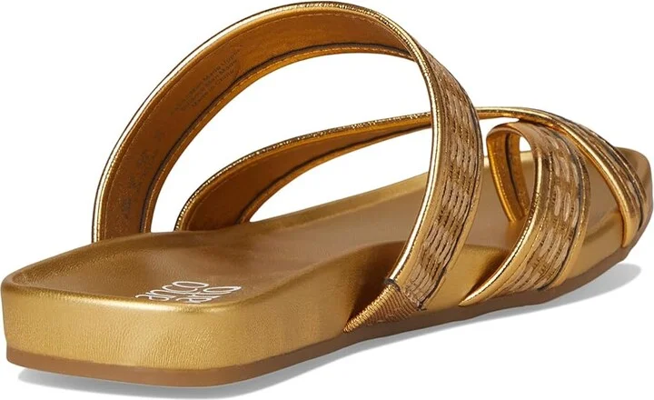 Franco Sarto Estella Women's Wedge Shoes Gold : 7.5 M, Textile - Image 4