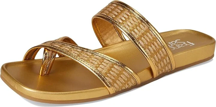 Franco Sarto Estella Women's Wedge Shoes Gold : 7.5 M, Textile - Image 5