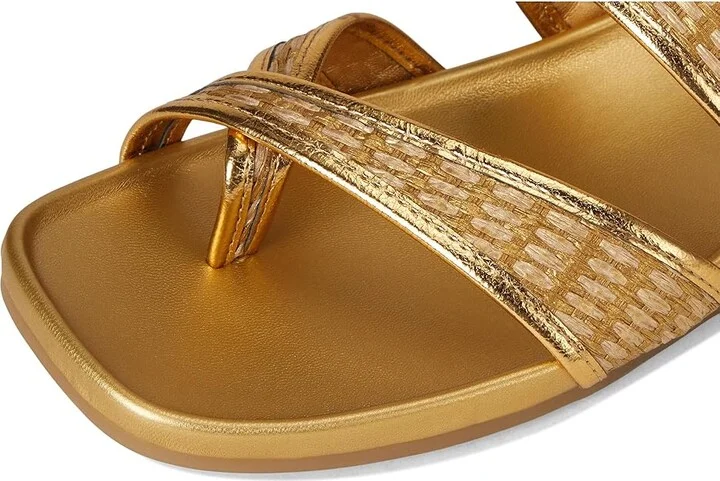 Franco Sarto Estella Women's Wedge Shoes Gold : 7.5 M, Textile - Image 7